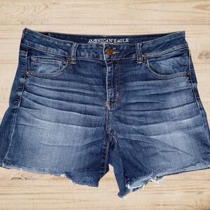 American Eagle Blue Denim Cutoff Shorts